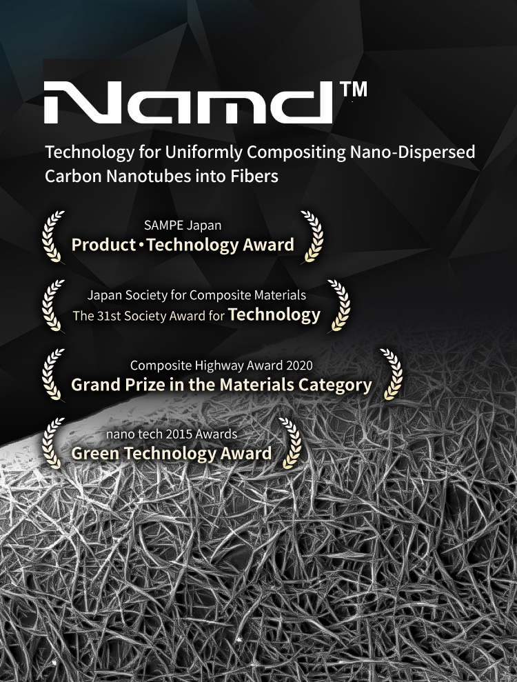Namd™ Technology for Uniformly Compositing Nano-Dispersed Carbon Nanotubes into Carbon Fibers
