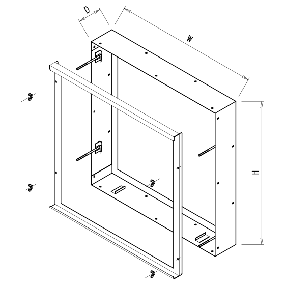 CEシリーズ対応取付枠